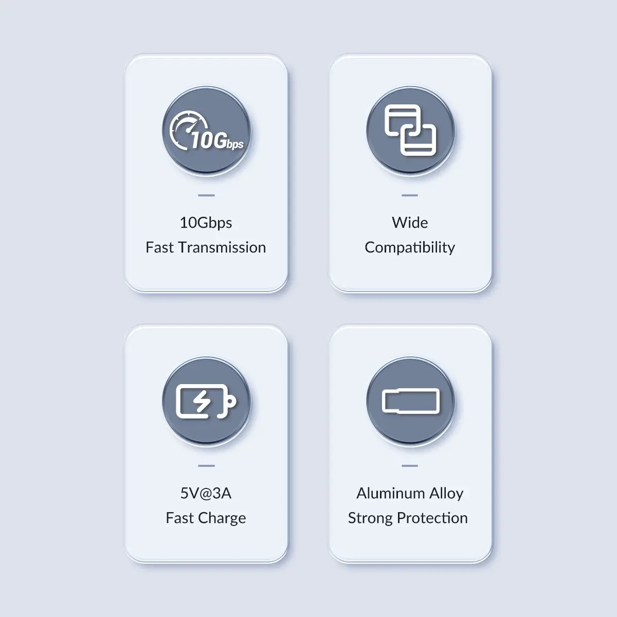 Orico αντάπτορας USB3.1 σε Type-C (θηλυκό) - AH-AC10-GY - image 3