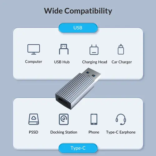 Orico adaptor USB3.1 la Type-C (mamă) - AH-AC10-GY - 5
