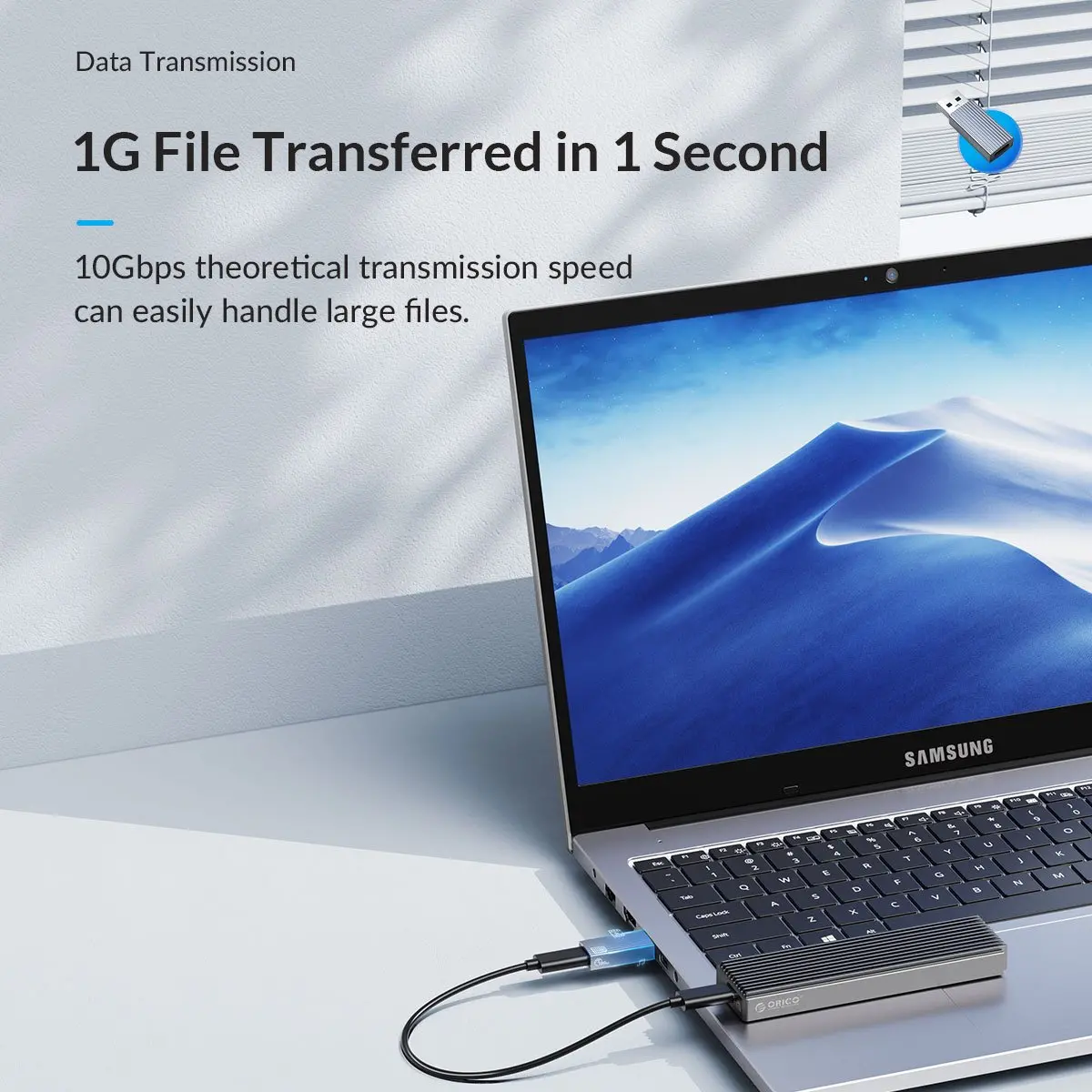 Orico adaptor USB3.1 la Type-C (mamă) - AH-AC10-GY - image 5