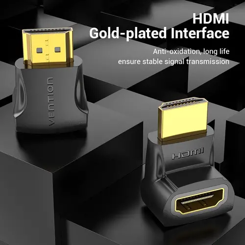 Vention Адаптер Adapter HDMI Right Angle 270 Degree M/F - AINB0 - image 8