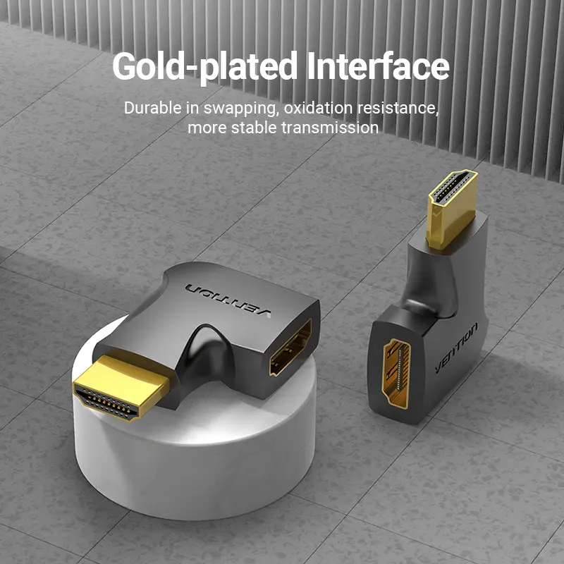 Vention Адаптер Adapter HDMI Vertical Flat 90 Degree M/F - AIPB0 - image 8