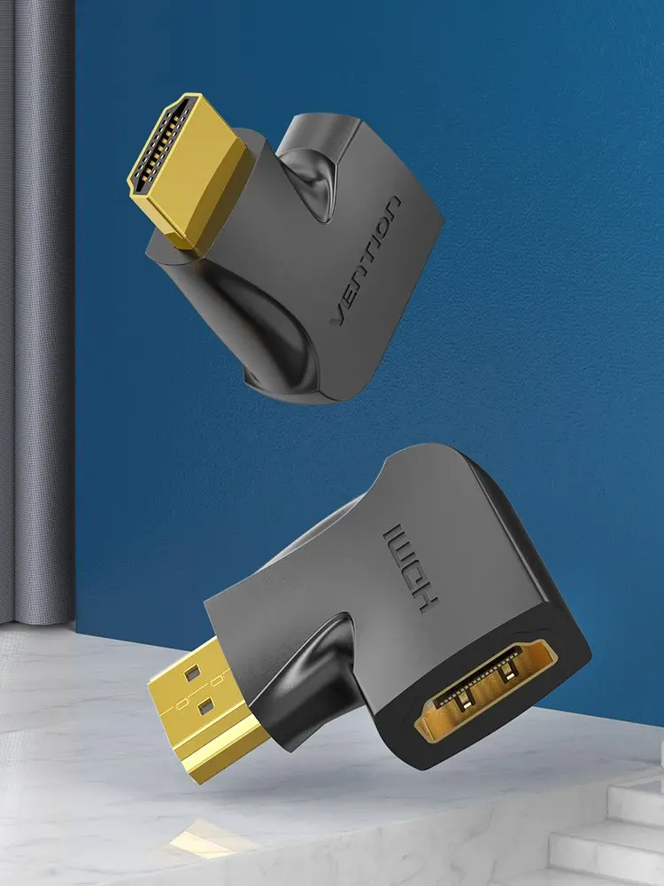 Vention Адаптер Adapter HDMI Vertical Flat 270 Degree M/F - AIQB0 - image 10