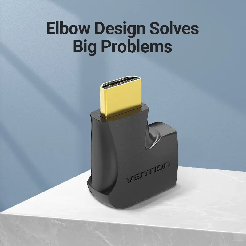 Vention Adaptor HDMI vertical plat 270 de grade M/F - AIQB0 - image 2