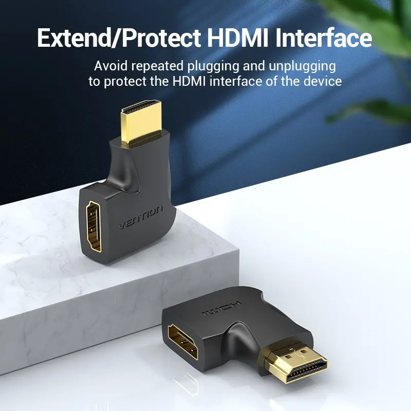 Vention Адаптер Adapter HDMI Vertical Flat 270 Degree M/F - AIQB0 - image 3
