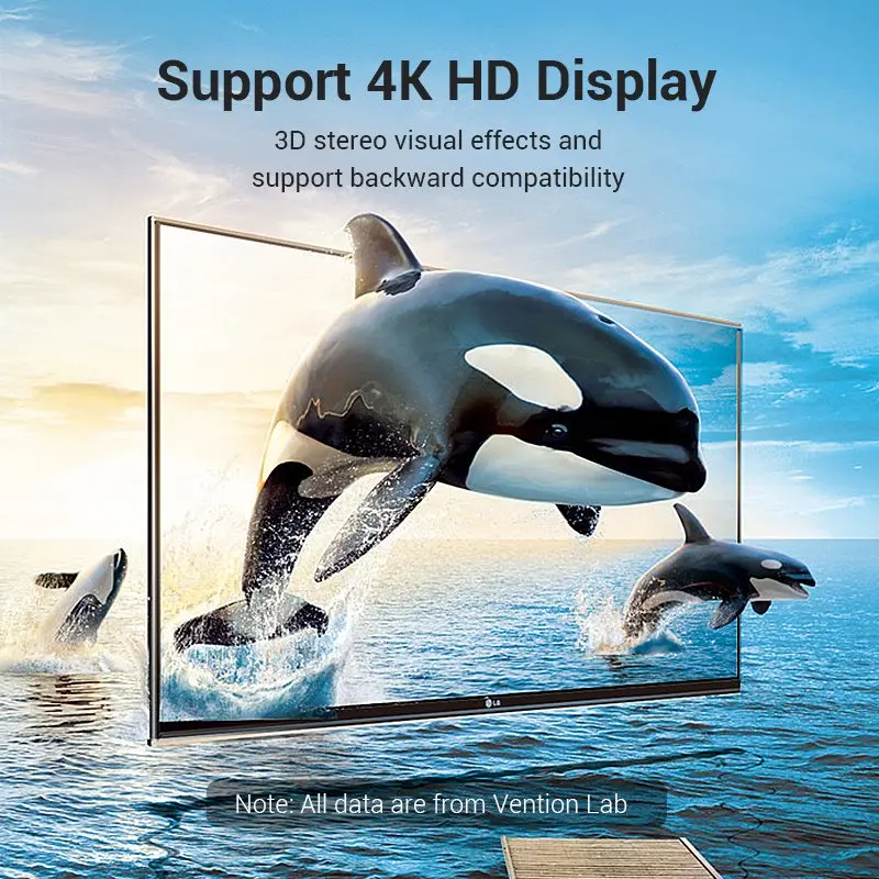Vention Адаптер Adapter HDMI Vertical Flat 270 Degree M/F - AIQB0 - image 4