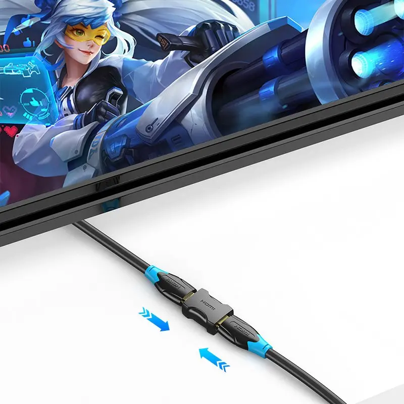 Vention Адаптер Adapter HDMI Female to Female Coupler Black - AIRB0 - image 10