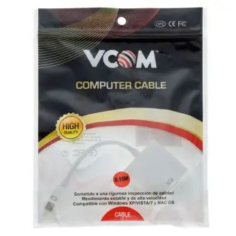 VCom Адаптер Adapter Mini Display Port DP M / VGA F - CG613-0.15m - image 2