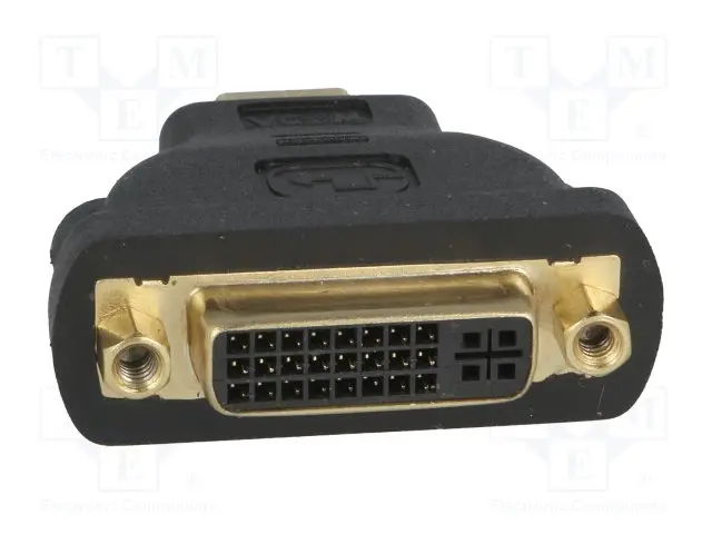 VCom Адаптер Adapter HDMI M/DVI-D F 24+1 - CA311 - image 1