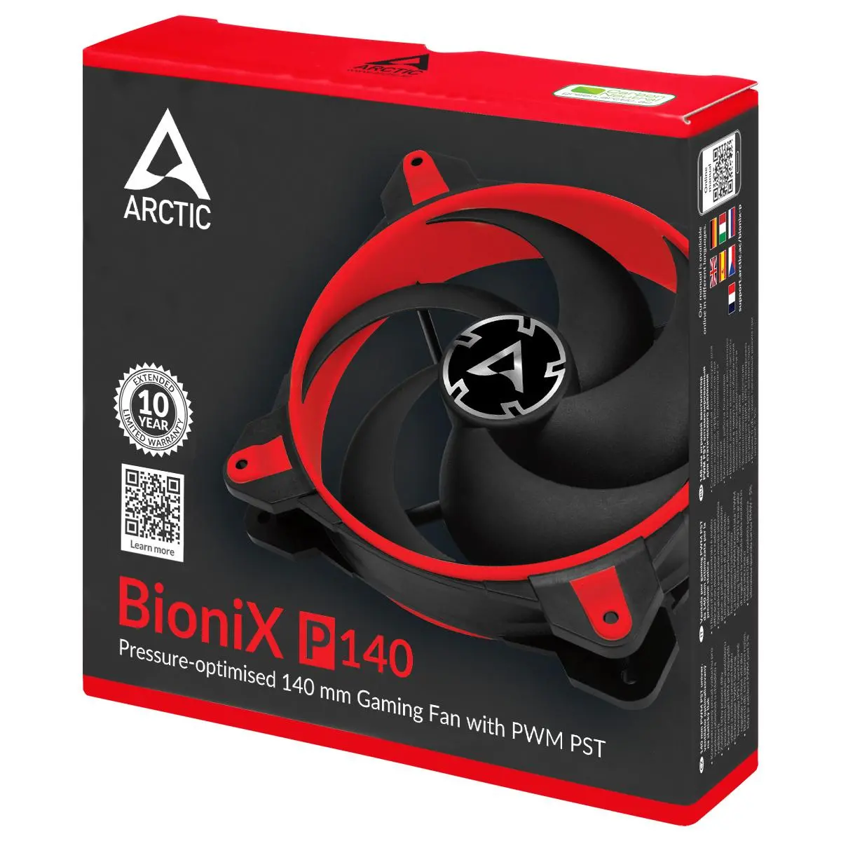 Arctic вентилатор Fan 140mm BioniX P140 PWM PST - Red - image 4