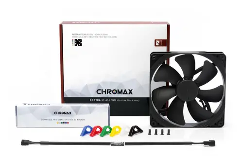 Noctua вентилатор Fan 140mm NF-A14 PWM Chromax.black.swap - image 3