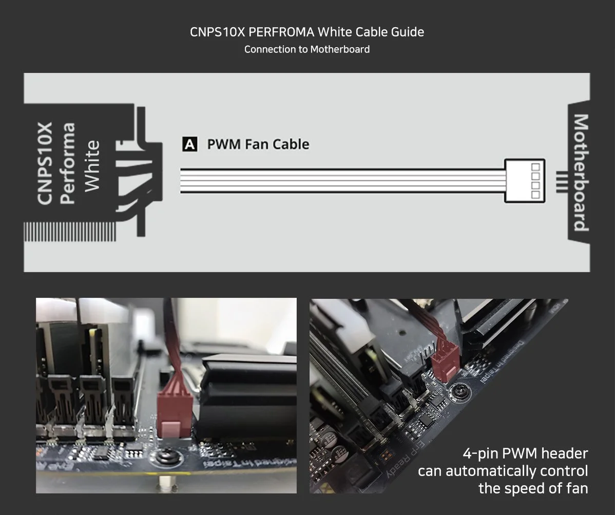 Zalman охладител за процесор CPU Cooler CNPS10X PERFORMA WHITE - image 18