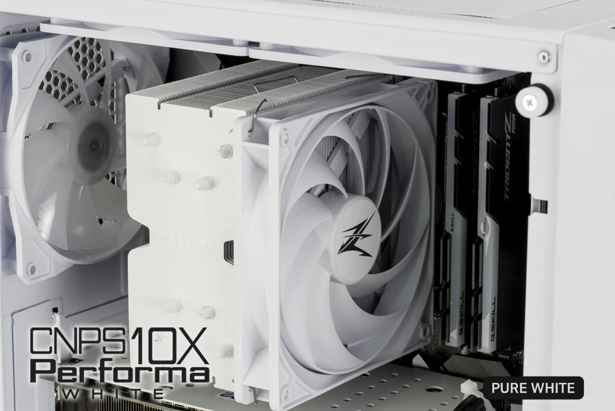 Zalman охладител за процесор CPU Cooler CNPS10X PERFORMA WHITE - image 6