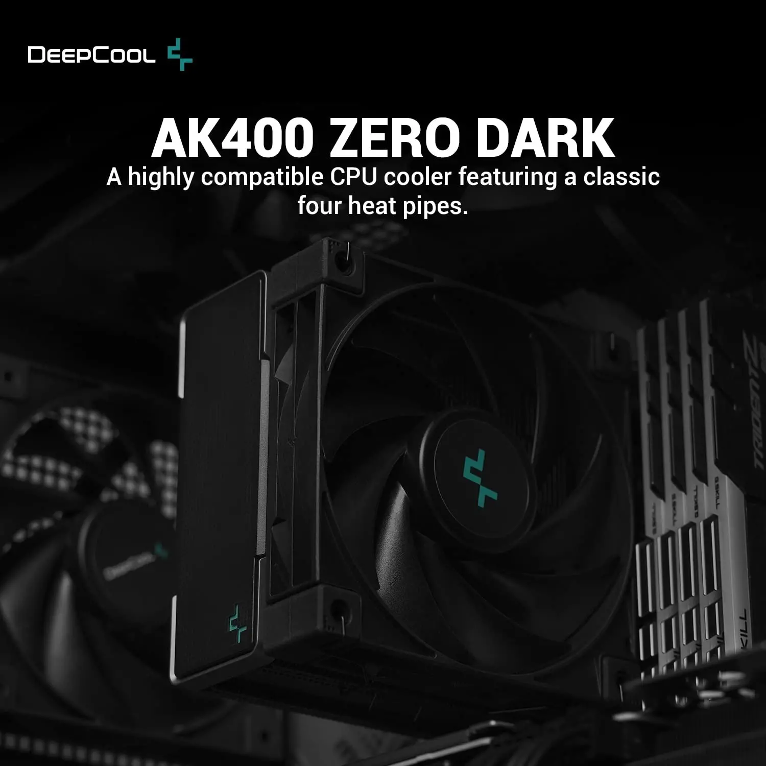 DeepCool Ψύκτρα CPU AK400 Zero Dark - LGA1700/AM5 - image 9