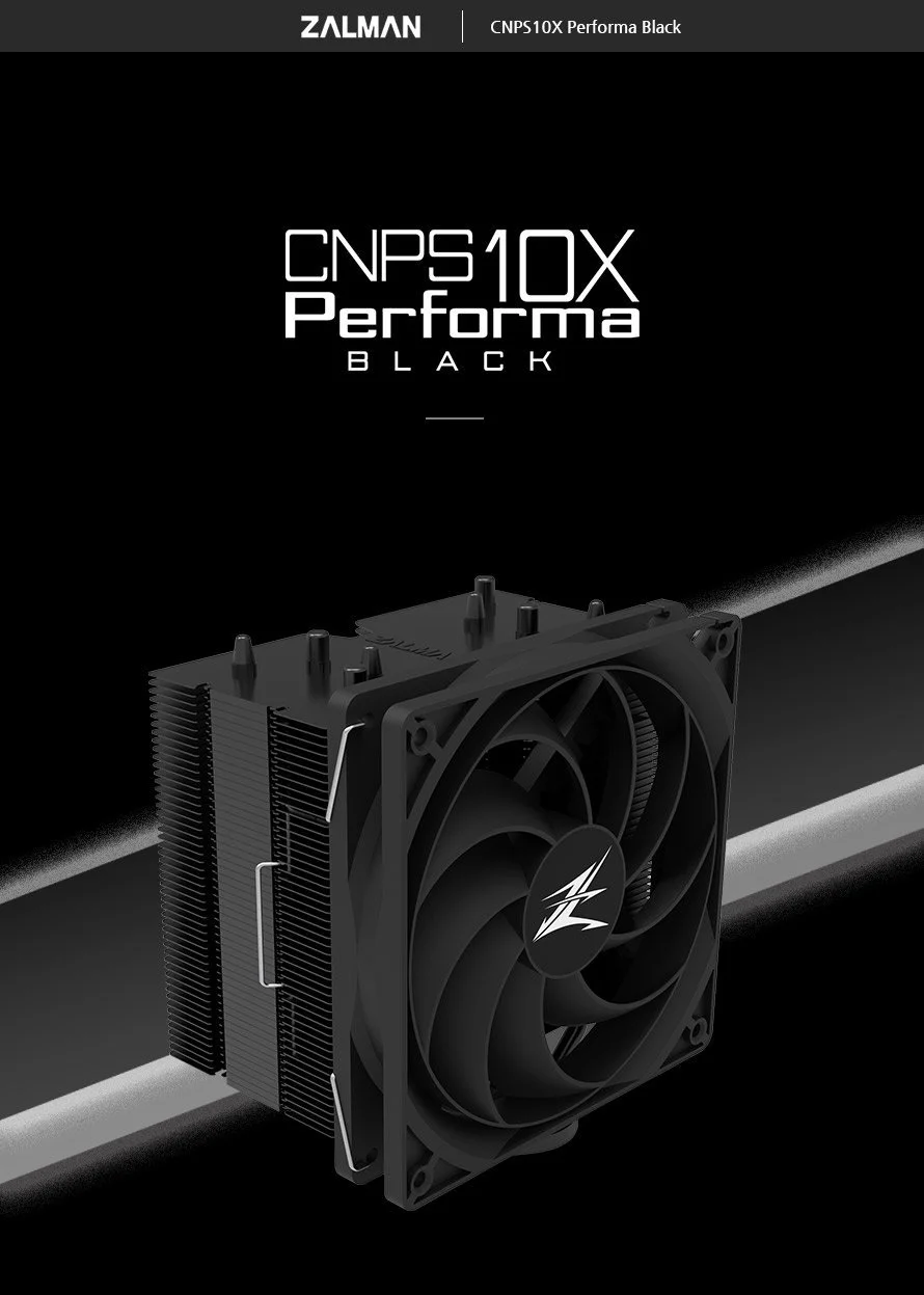 Zalman охладител за процесор CPU Cooler CNPS10X PERFORMA BLACK - image 1