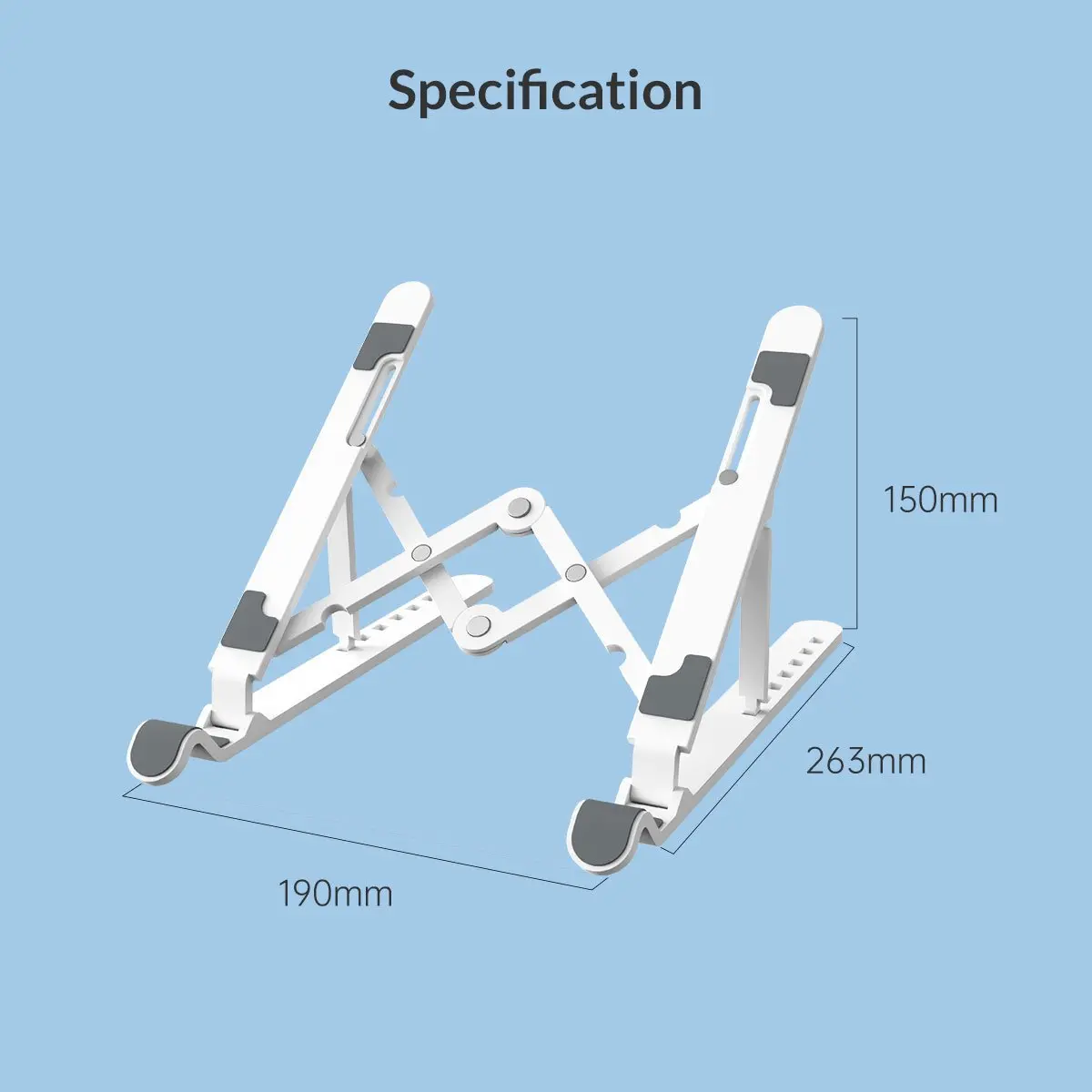 Orico поставка за лаптоп Laptop Stand - Black - PFB-A24-BK - image 20