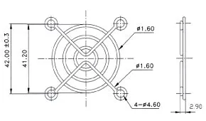 Evercool Решетка за вентилатор Fan Grill Metal - 80mm - image 4