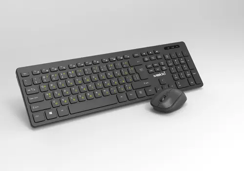 Makki БДС клавиатура и мишка Combo Keyboard and Mouse Wireless 2.4G BG low-profile chocolate - MAKKI-KB-KMX-C16 - image 6