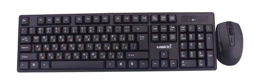 Makki Безжична Клавиатура+Мишка кирилизирана Keyboard+Mouse Wireless 2.4G BG - MAKKI-KBX-008 - image 1