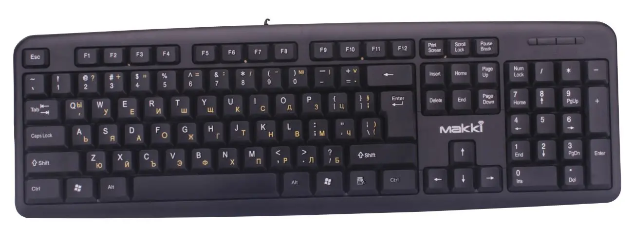 Makki Клавиатура кирилизирана Keyboard USB BG - MAKKI-KB-003 - image 1