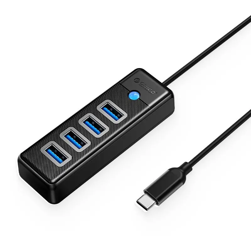 Orico Hub USB3.1 Type-C 4 θυρών - 4 x USB3.0 Μαύρο - PW4U-C3-015-BK