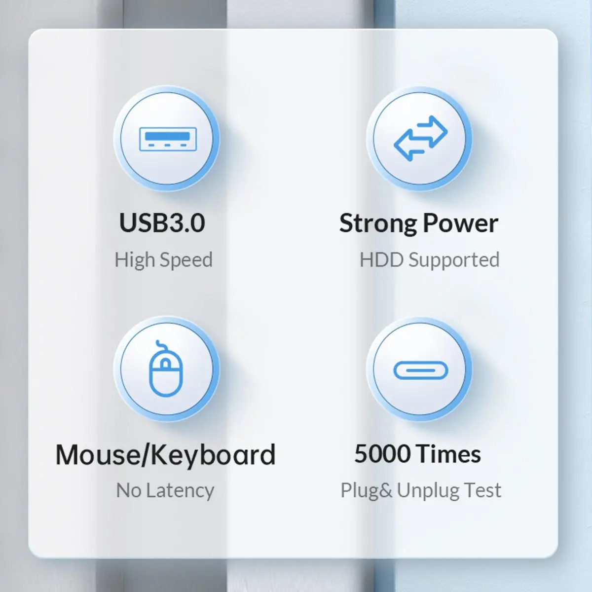 Orico Hub USB3.1 Type-C 4 θυρών - 4 x USB3.0 Μαύρο - PW4U-C3-015-BK - image 9