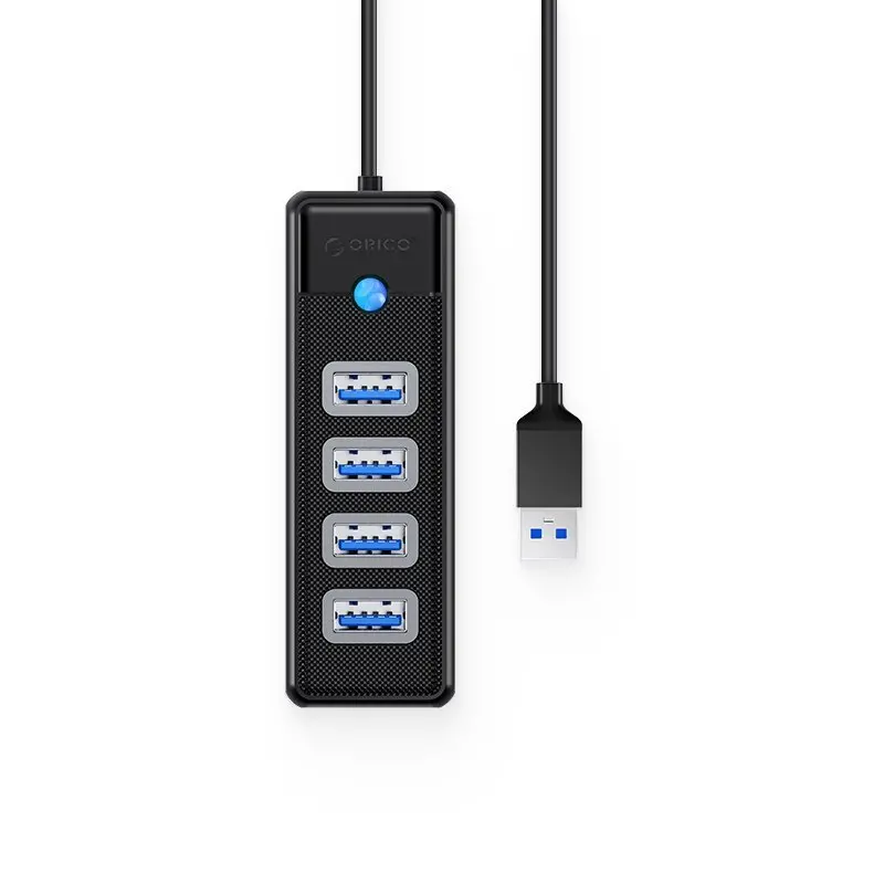 Orico Hub USB3.0 4 θυρών Μαύρο - PW4U-U3-015-BK - image 2