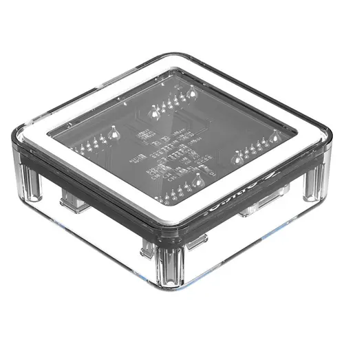 Orico хъб USB3.0 HUB 4 port transparent, 1m cable - MH4U-U3-10-CR - image 2