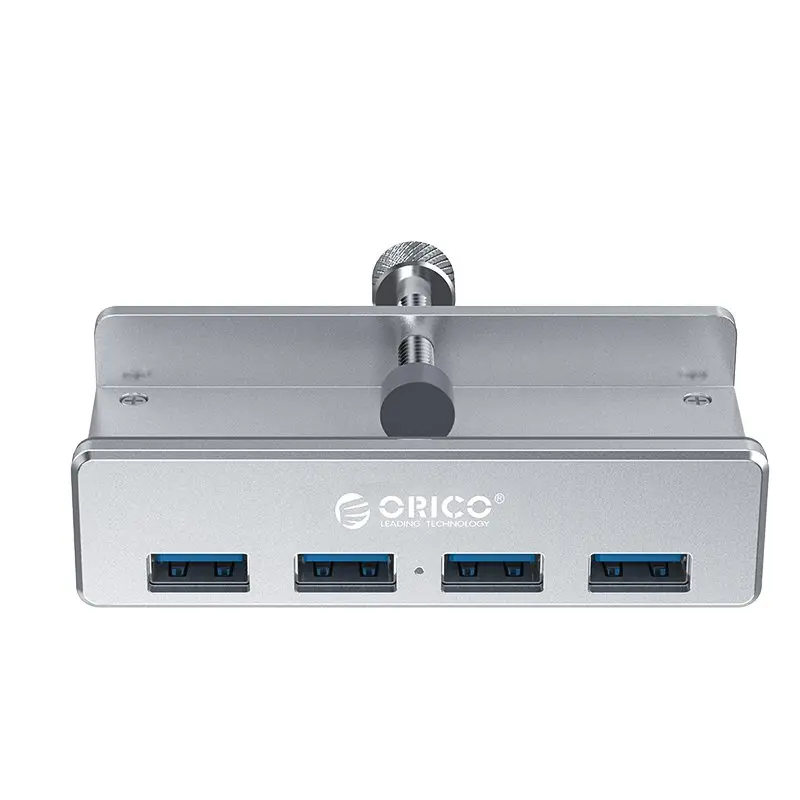 Orico хъб USB 3.0 HUB Clip Type 4 port - Aluminum - MH4PU-SV - image 2