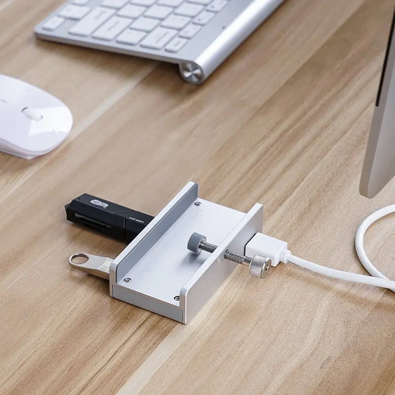 Orico хъб USB 3.0 HUB Clip Type 4 port - Aluminum - MH4PU-SV - image 4