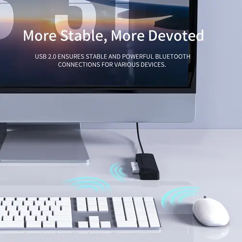 Orico Hub USB2.0 4 θυρών Λευκό - FL02-WH - 7
