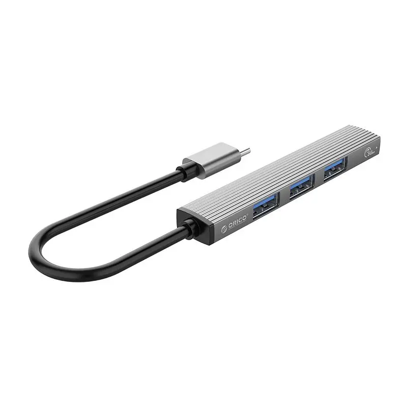 Orico Hub USB3.0/2.0 cu 4 porturi - intrare Type-C - AH-13-GY - image 3