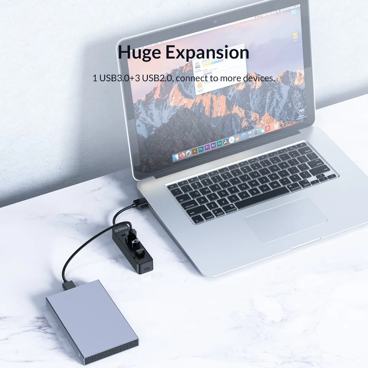 Orico Hub USB3.0/2.0 4 θυρών - TWU32-4A - image 5