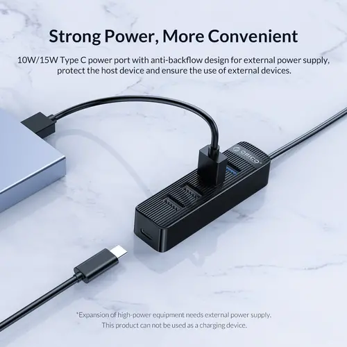 Orico Hub USB3.0/2.0 cu 4 porturi - TWU32-4A - 8