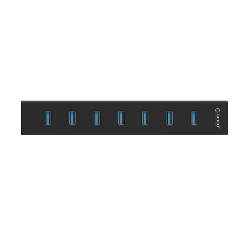 Orico хъб USB3.0 HUB 7 port Black - H7013-U3-AD - image 1