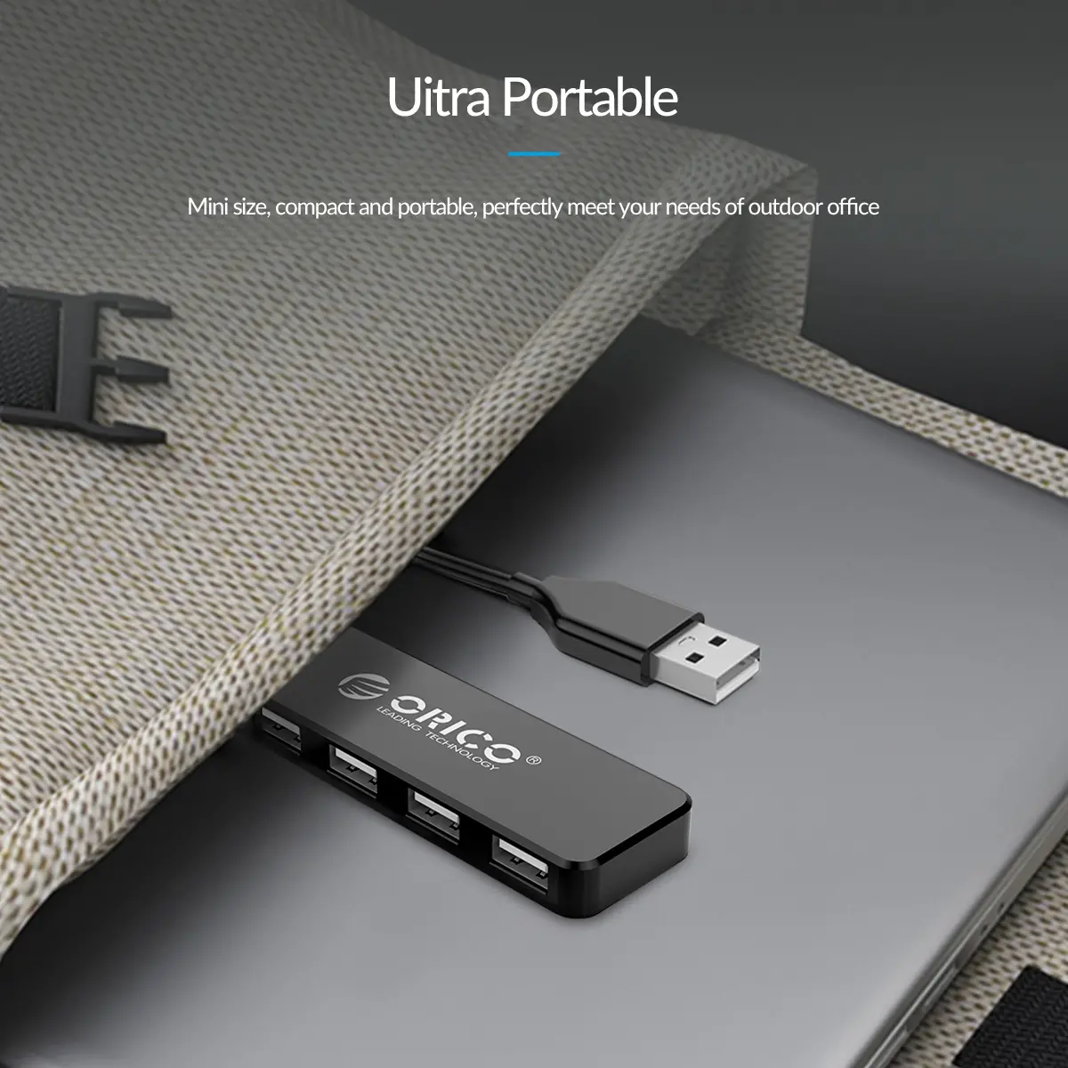 Orico hub USB2.0 cu 4 porturi, negru - FL01-BK - image 12