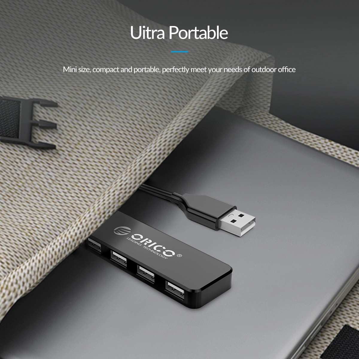 Orico хъб USB2.0 HUB 4 port Black - FL01-BK - image 12
