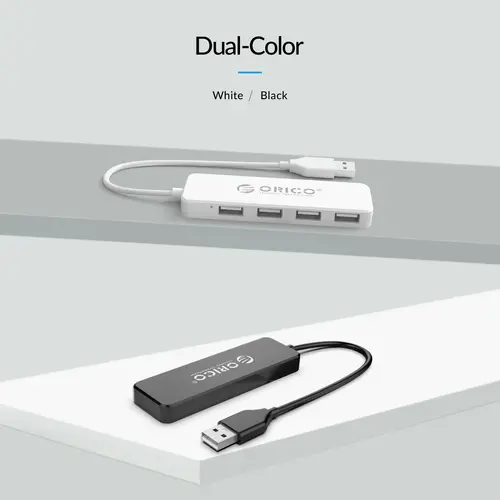 Orico hub USB2.0 cu 4 porturi, negru - FL01-BK - 14