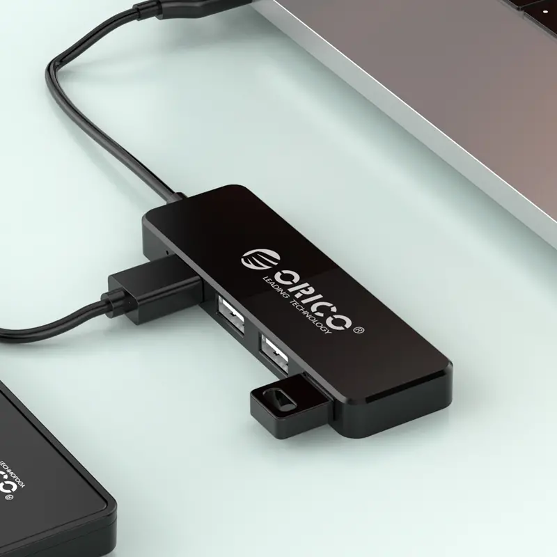 Orico hub USB2.0 cu 4 porturi, negru - FL01-BK - image 3