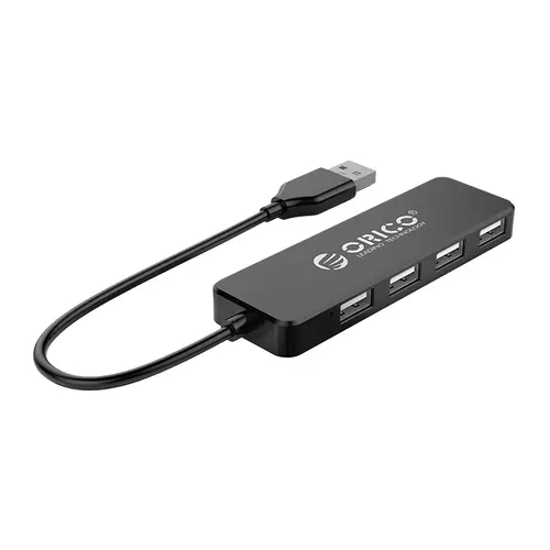 Orico USB Hub USB2.0 4 θυρών, μαύρο - FL01-BK - 1