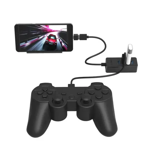 Orico хъб USB3.0 HUB 4 port - USB/Micro USB input, 1m cable - W5P-U3-100-BK-PRO - image 2