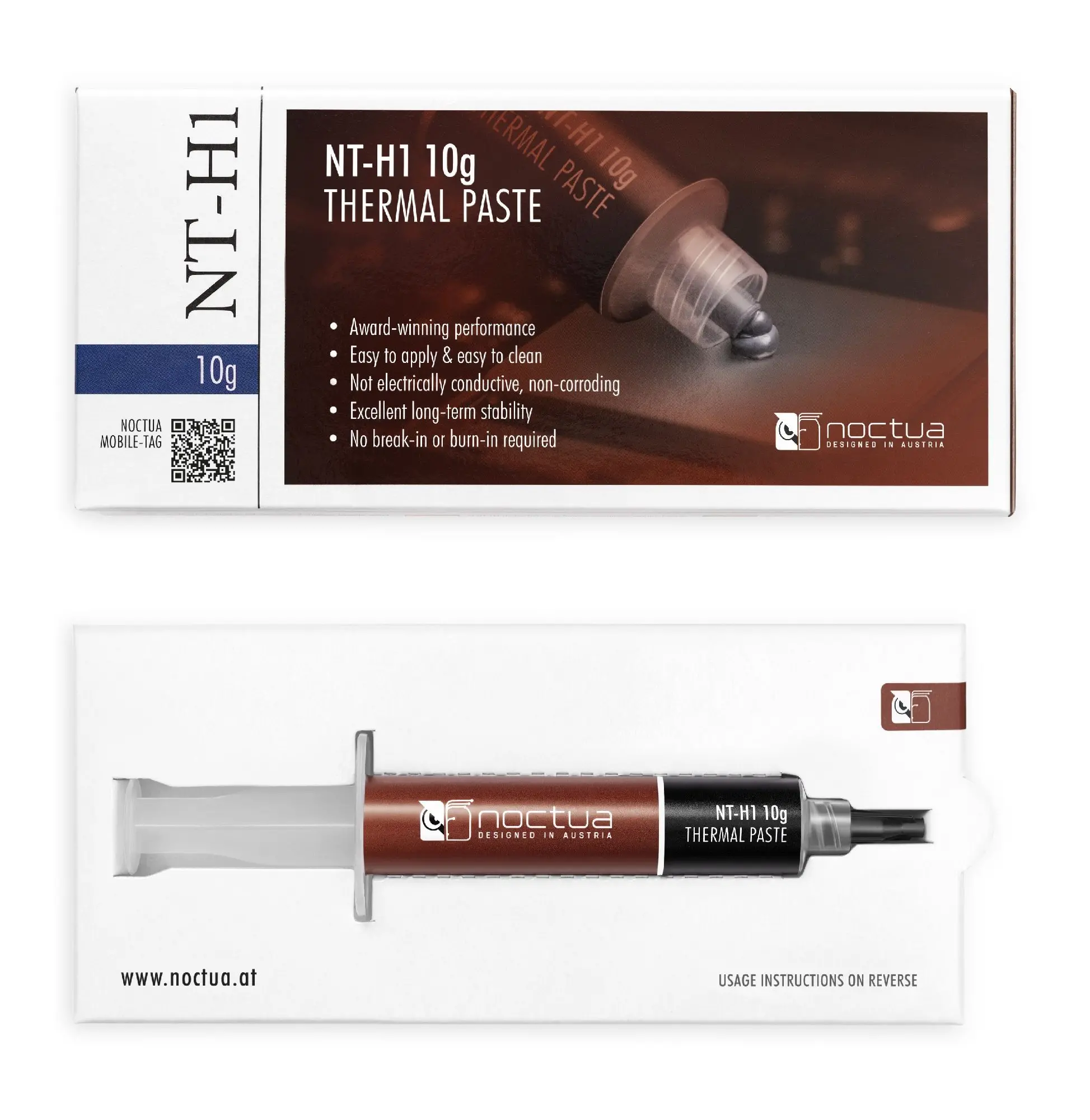 Noctua Термо паста NT-H1 Thermal Compound 10g - image 1