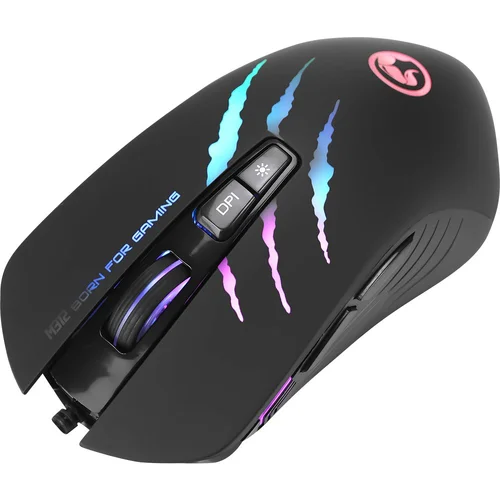 Marvo геймърска мишка Gaming Mouse M312 - 4800dpi, Programmable, Rainbow backlight - MARVO-M312 - image 1