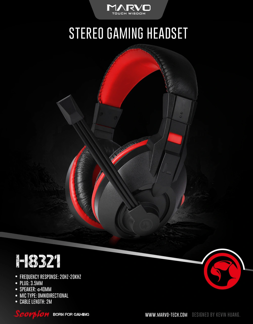 Marvo геймърски слушалки Gaming Headphones H8321 - image 4