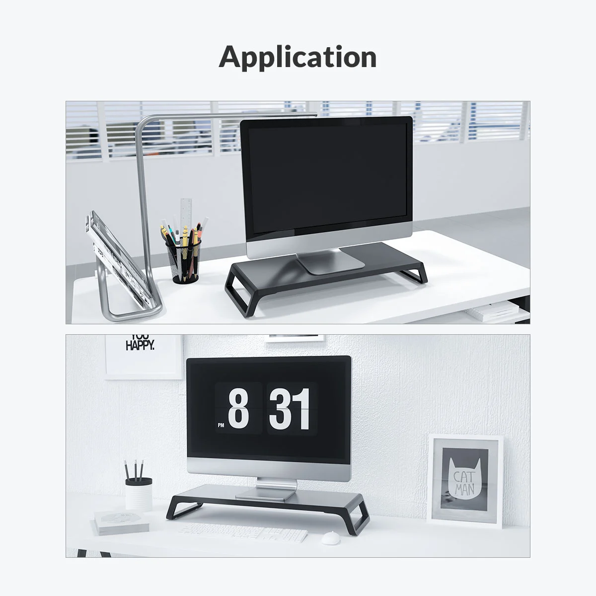 Orico Стойка за монитор Desk Monitor Stand - HSQ-M1-BK - image 13