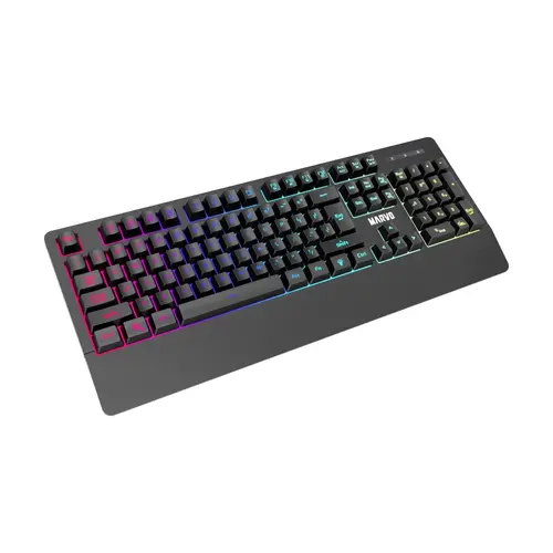 Marvo геймърска клавиатура Gaming Keyboard K635 - Wrist support, 104 keys, Anti-ghosting, Backlight - image 1