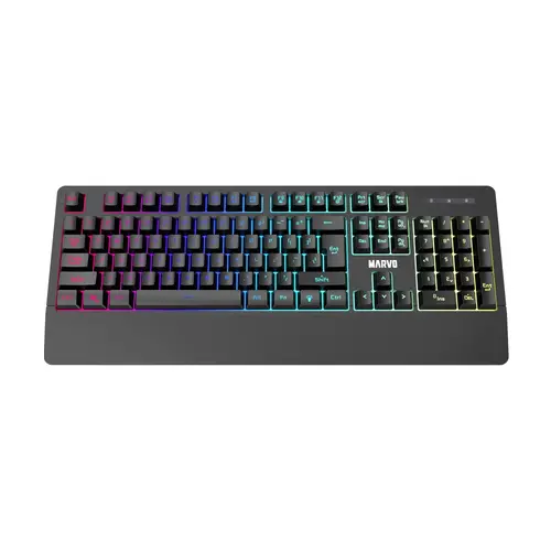 Marvo геймърска клавиатура Gaming Keyboard K635 - Wrist support, 104 keys, Anti-ghosting, Backlight - image 2