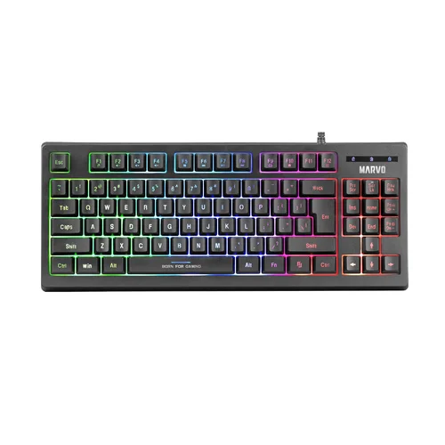 Marvo геймърска клавиатура Gaming Keyboard TKL 87 keys - K607 - image 1