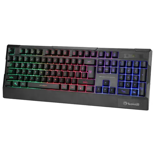 Marvo геймърска клавиатура Gaming Keyboard K606 - Wrist support, 104 keys, Anti-ghosting, Backlight - MARVO-K606 - image 1