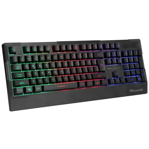 Marvo геймърска клавиатура Gaming Keyboard K606 - Wrist support, 104 keys, Anti-ghosting, Backlight - MARVO-K606 - image 2