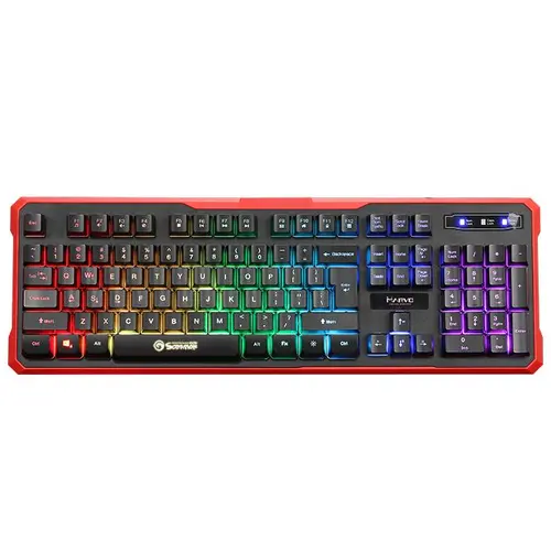 Marvo геймърска клавиатура Gaming Keyboard K629G - 104 keys, sound-reactive lighting - image 3